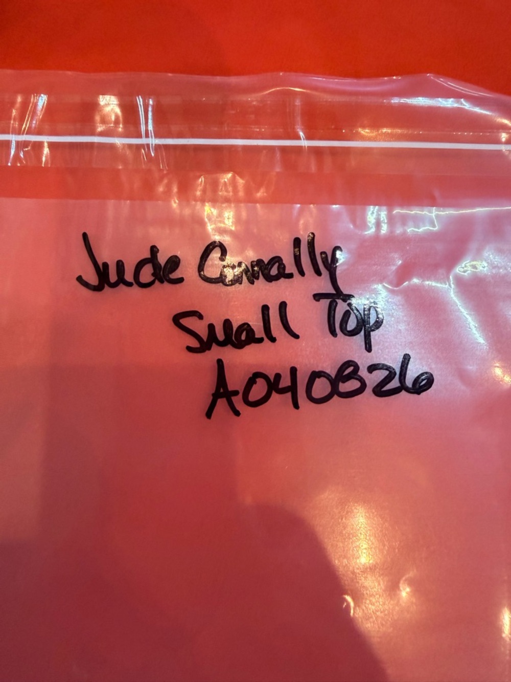 Jude Connally Orange Stretch Top Small 3/4 Sleeve Travel Knit Wrinkle Resistant - Picture 8 of 8